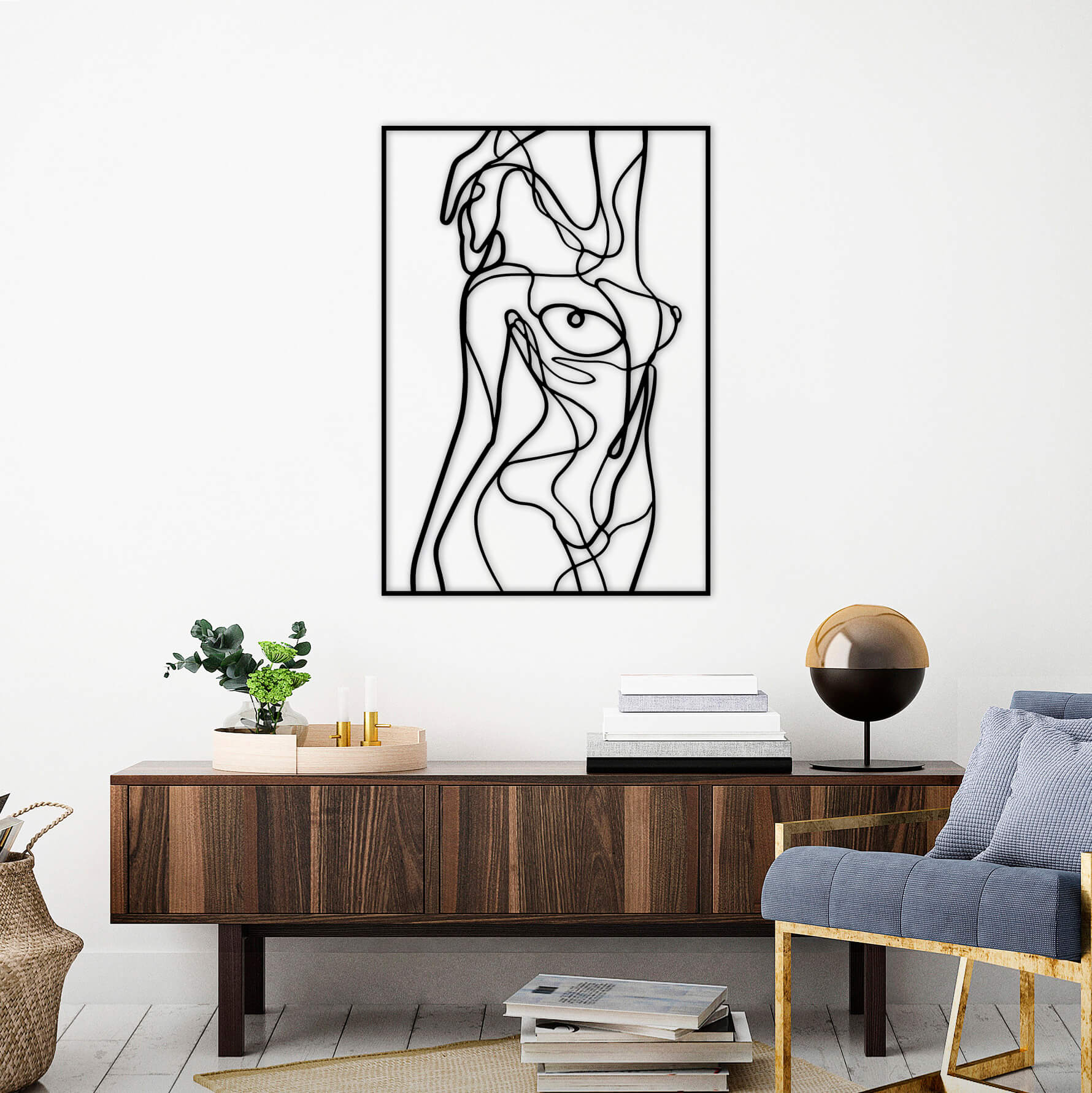 Fluid Motion Metal Wall Art