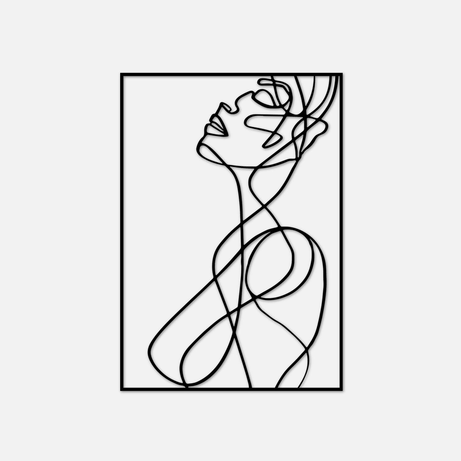 Seductive Simplicity Metal Wall Art