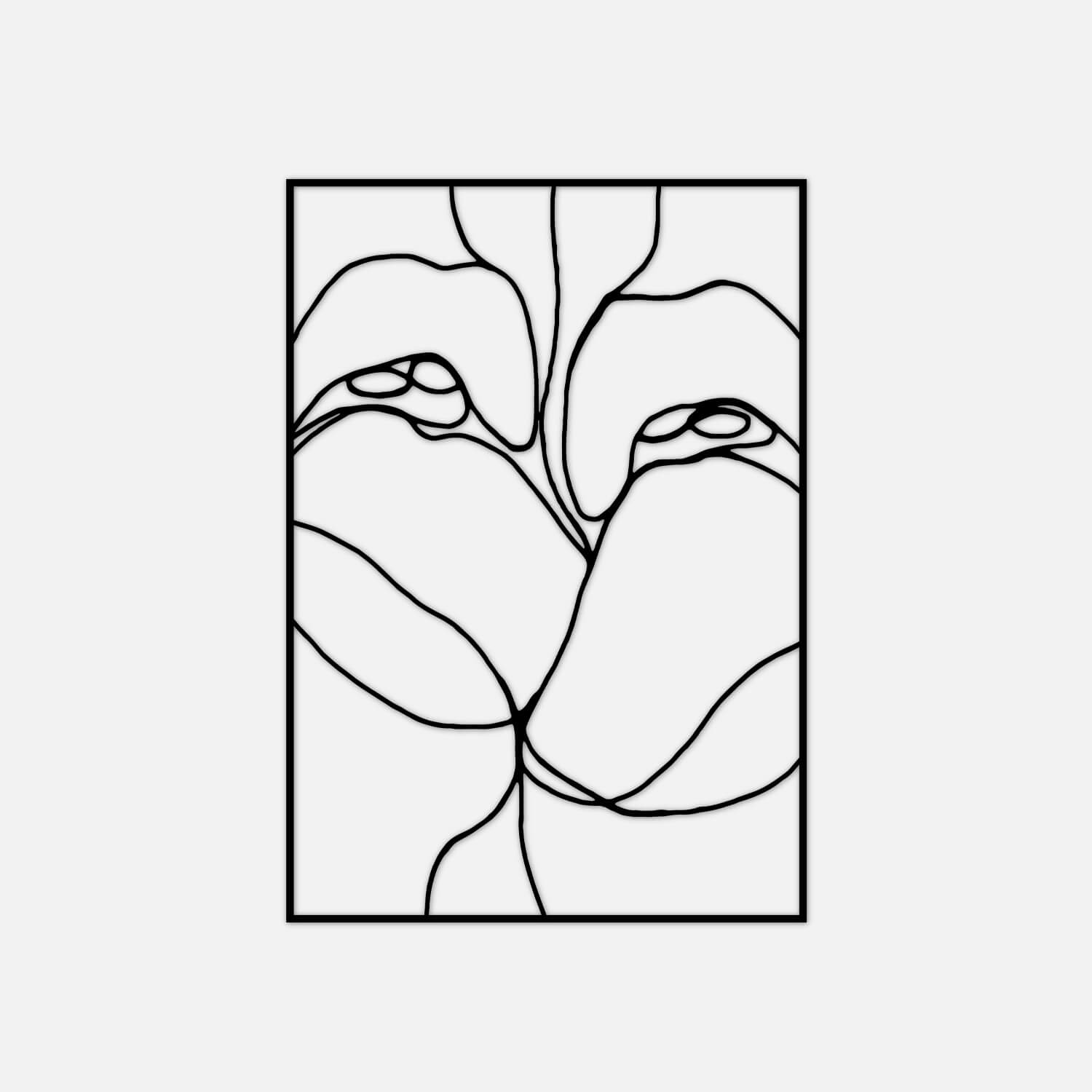 Fleeting Touch Metal Wall Art